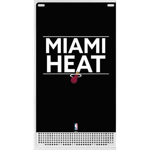 NBA Miami Heat Standard - Black Xbox Series S Console Skin